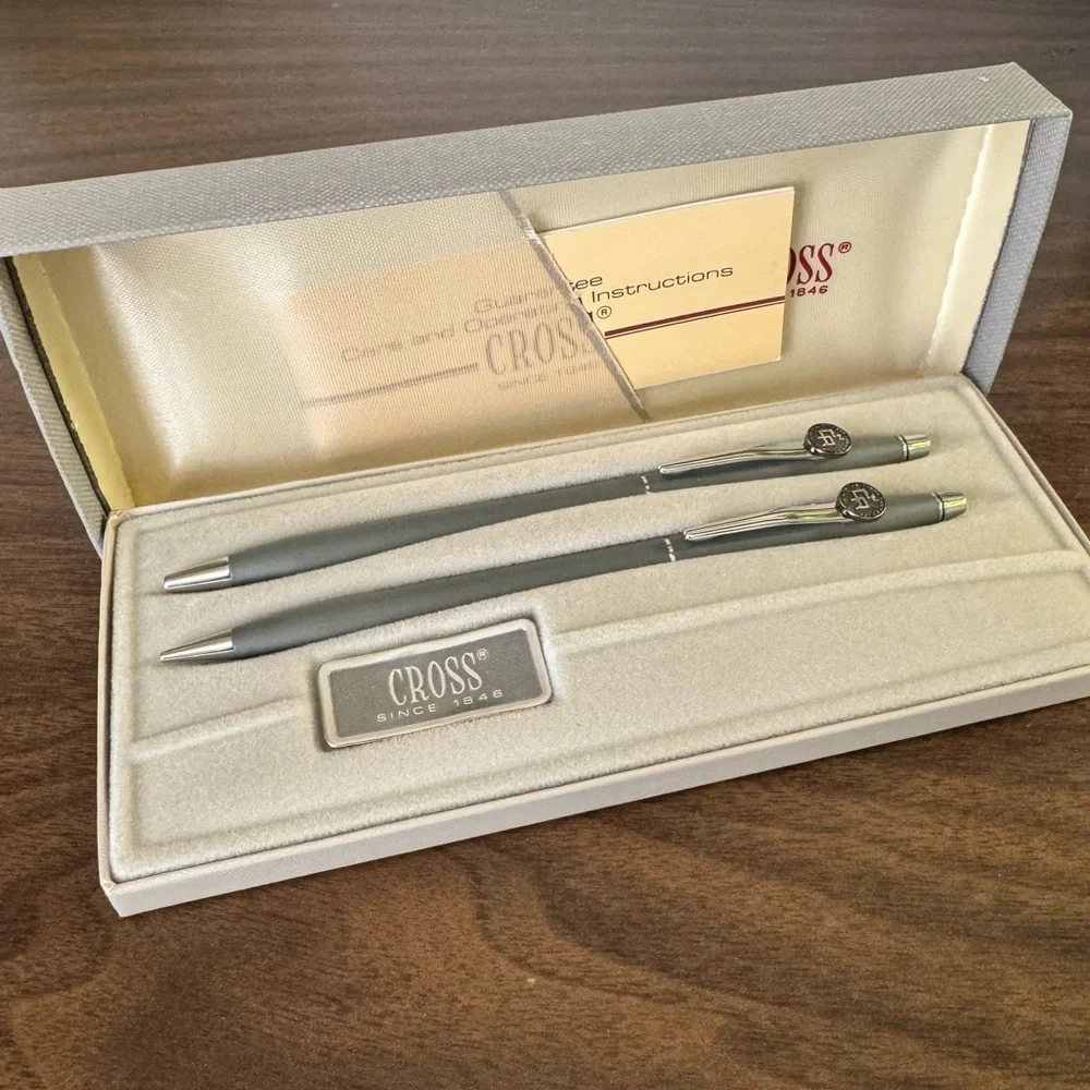 Vintage Cross Gray Mechanical Pencil Set